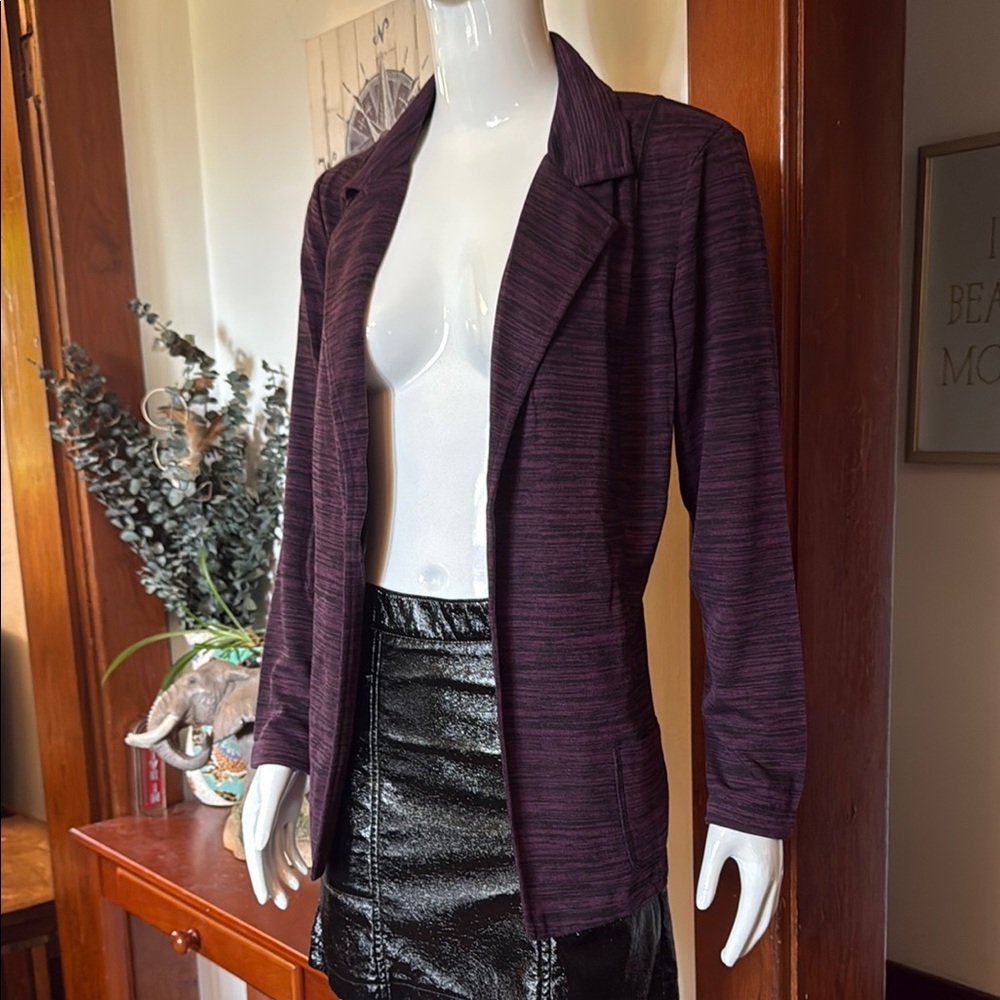 NWT northern reflections size small Women's cardigan, Purple Blazer Jacket
